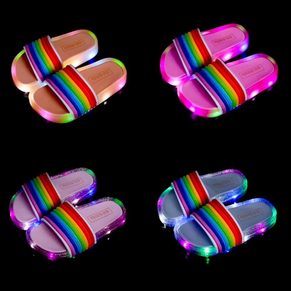 Sale Pink glitter Kids sprinkle light up slides